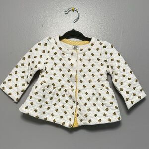 baby girl cottagecore floral quilted jacket 9 months